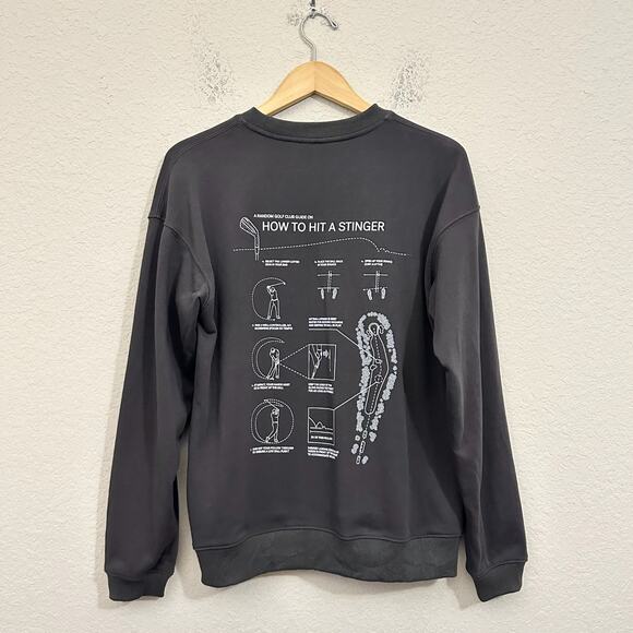 Random Golf Club Other - RANDOM GOLF CLUB Sweatshirt Charcoal Graphic Crewneck Athleisure Sports